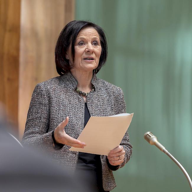 Esther Waeber-Kalbermatten will eine dritte Amtsperiode im Staatsrat.