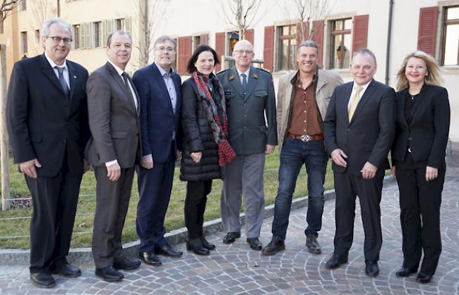 Die Walliser Regierung trifft sich mit dem neuen Armee-Chef Philippe Rebord.
