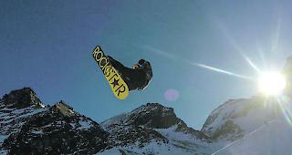 Auch Alessandro Boyens geniesst die Vorz&uuml;ge von Saas-Fee.