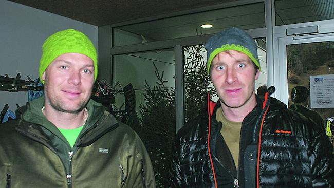 Matthias Brantschen (37) aus Randa und Jean-Noel (37) aus Herbriggen.