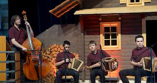 Die &laquo;Walliser &Ouml;rgeler&raquo; aus Ried Brig: Angelo Eyer, Fr&eacute;deric Tenisch, Iwan Zurwerra und Andy Kalbermatten (von rechts).