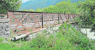 Die Tage der Rottenbr&uuml;cke in Raron sind gez&auml;hlt. Ab 2019 soll mit den Neubau begonnen werden.