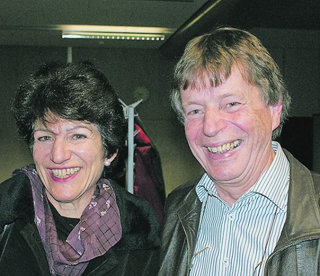 Marianne Mathier (65)  und Manfred Mathier (66) beide aus Glis.