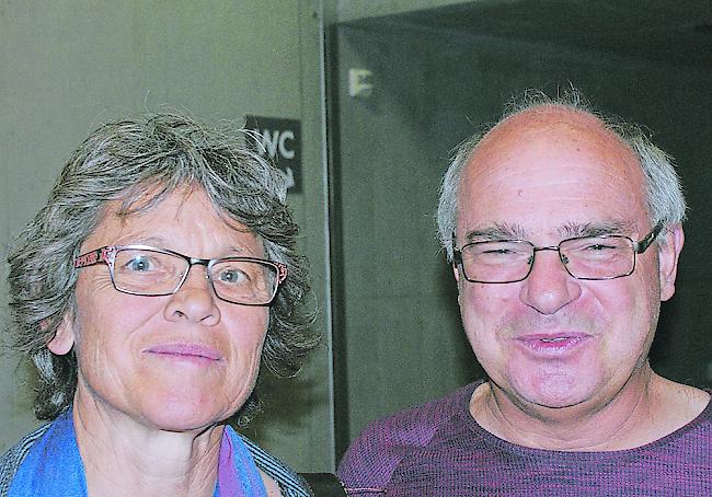 Rita Huwiler (61)  und Andreas Weissen (60)  beide aus Brig.