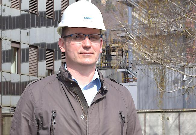 Fredy Karlen ist zuständig für Sicherheit, Gesundheit und Umwelt im Lonza-Werk in Visp.