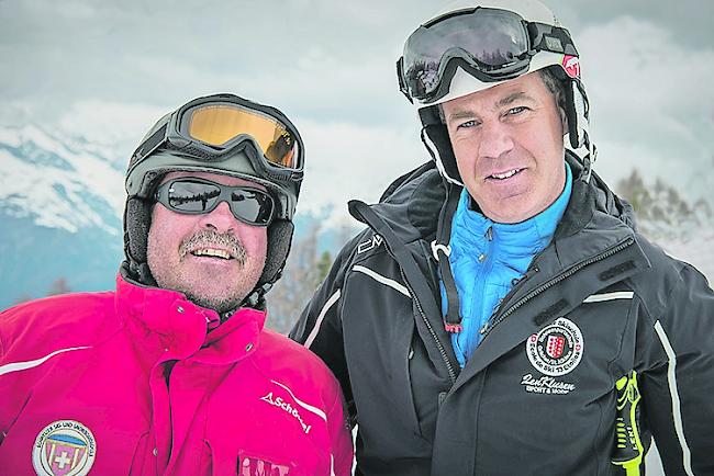 Thomas Brigger (53) und Marco Amstutz (41), beide aus Grächen.