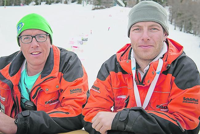 Mario Truffer (42) und Sören Kunz (36), beide aus Grächen.