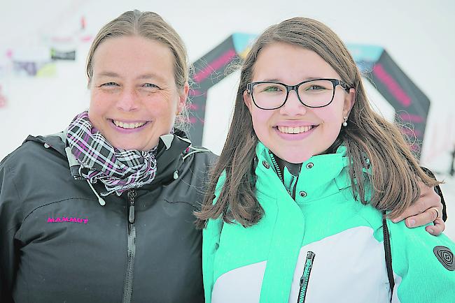 Monika Tschümperlin (41) aus Goldingen und Mirjam Walter (15) aus Grächen.