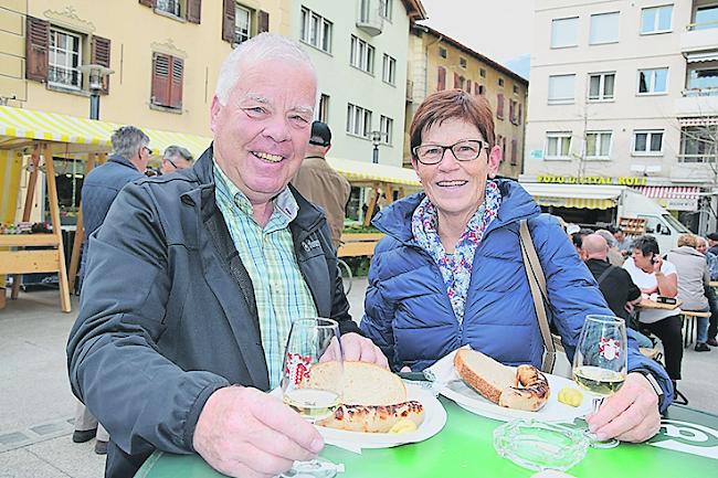 Franz Metry (66) und Elsbeth Franz (60) beide aus Susten.