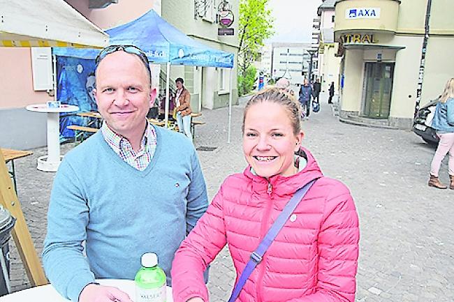 Kris Bower (40) und Helen Viehr (36) beide aus Visp.