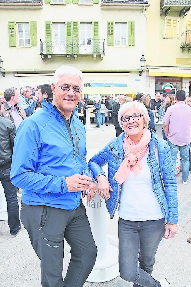 Amandus Pfammatter (65) aus Naters und Martha Frey (60) aus Raron.