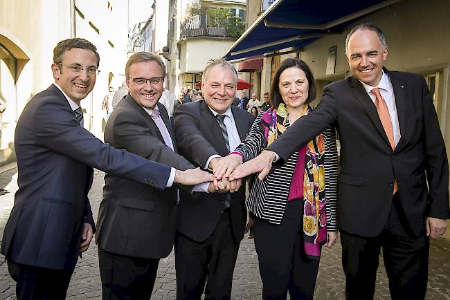 Die Mitglieder des neu gewählten Staatsrats haben über die Verteilung der Departemente entschieden. 


