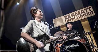 Die Schottin KT Tunstall steckte das Publikum mit ihrer guten Laune Musik an.