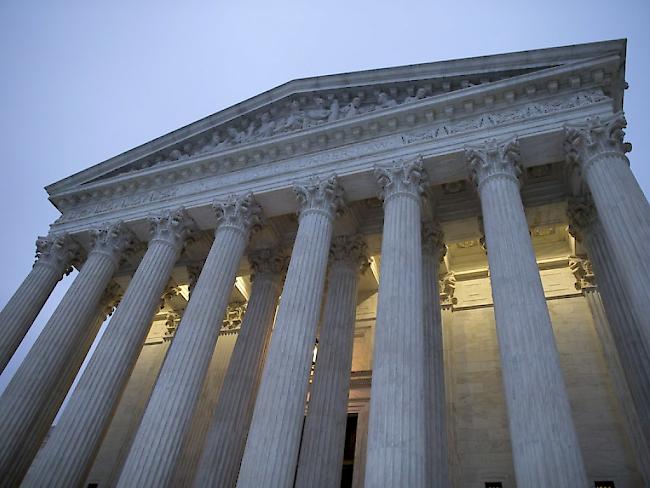 Blick auf den Supreme Court in Washington. Der US-Senat findet keine Einigung.