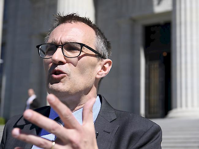 Der frühere SVP-Generalsekretär Martin Baltisser vor dem Bundesgericht in Lausanne: Baltisser will das Urteil wegen Rassendiskriminierung nicht noch an den Menschenrechtsgerichtshof in Strassburg weiterziehen.