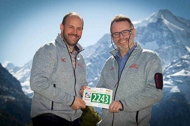 Olivier Andenmatten (links) übernimmt die Nachfolge von Stefan Truffer.