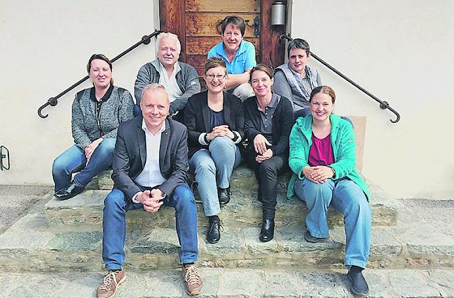 Das Team des neuen Tourismusvereins Landschaftspark Binntal.