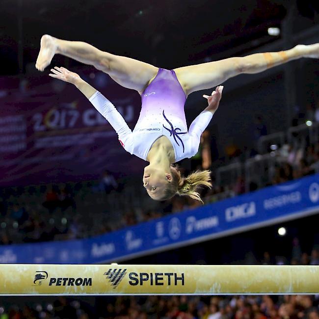 Lynn Genhart schaffte bei ihrer EM-Premiere gleich den Einzug in den Mehrkampf-Final