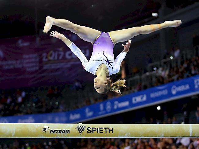 Lynn Genhart schaffte bei ihrer EM-Premiere gleich den Einzug in den Mehrkampf-Final