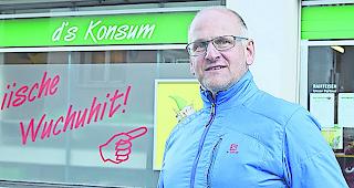 Helmut Sommer k&auml;mpft f&uuml;r das &Uuml;berleben des Termer Konsums.