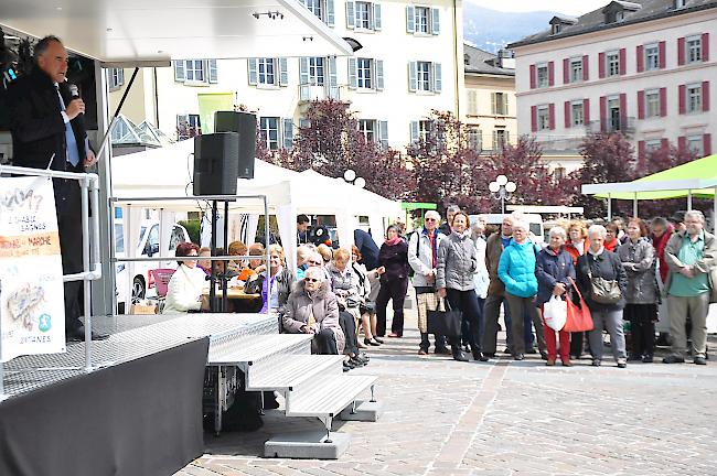 Pro-Senectute-Wallis-Präsident Christophe Darbellay: "gewaltige" Arbeit verrichtet.