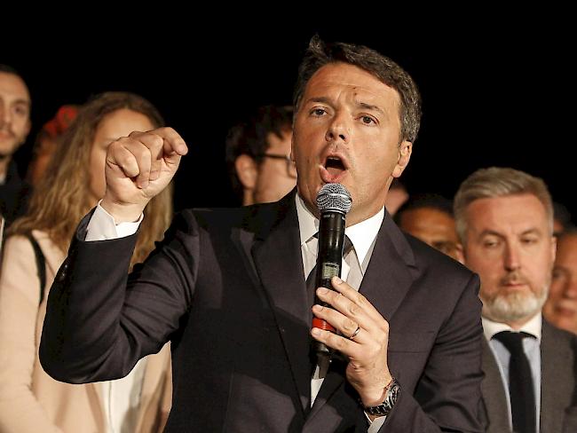 Italiener in der Schweiz unterstützten Matteo Renzi.