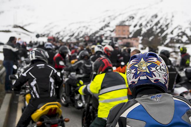Rund 1400 Biker waren heute vor Ort.