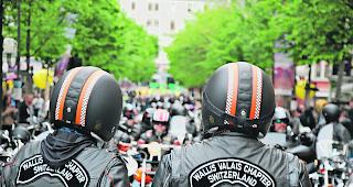 Faszination. Das Walliser Harley-Davidson-Chapter kurz vor dem grossen Ride-out.  