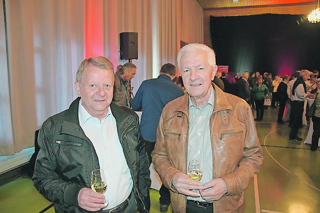 Klaus Ruppen (70) und Marcel Blumental (72), beide aus Stalden.
