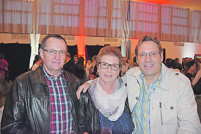 Arthur (62) und Agnes Summermatter (62) aus Visp sowie Oswald Summermatter (56) aus Stalden.