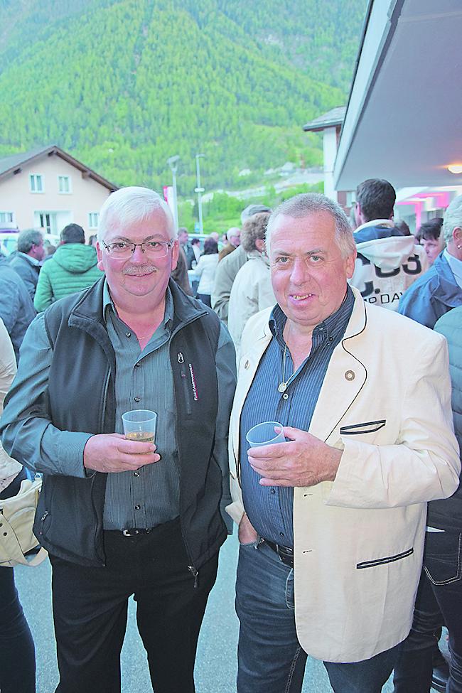 Adrian Noti (57) aus Eisten und Koni Andenmatten (57) aus Zermatt.