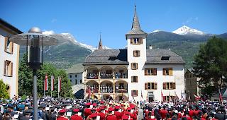 Eindr&uuml;cke vom Bezirksmusikfest in Visp