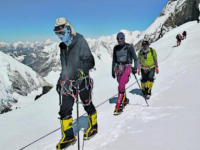 Akklimatisation. Bergführer Klaus Tscherrig weilt seit sechs Wochen im Himalajamassiv zur Vorbereitung für die Besteigung des Mount Everest.