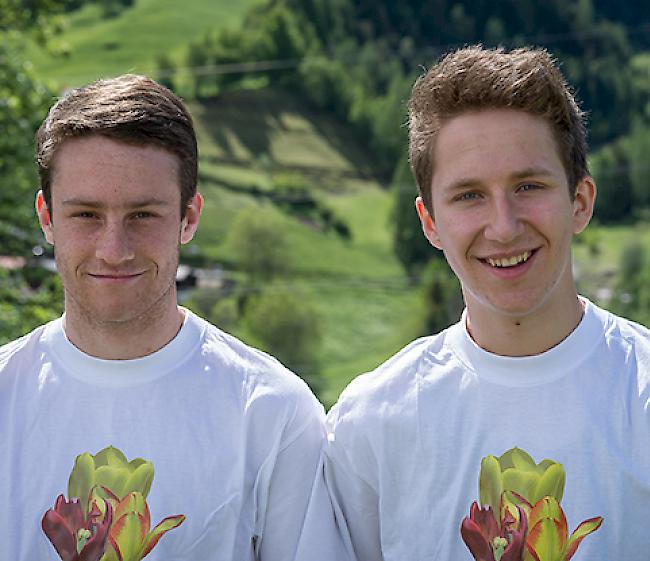 Andreas (18) und Johannes Agten (16), beide aus Grengiols.