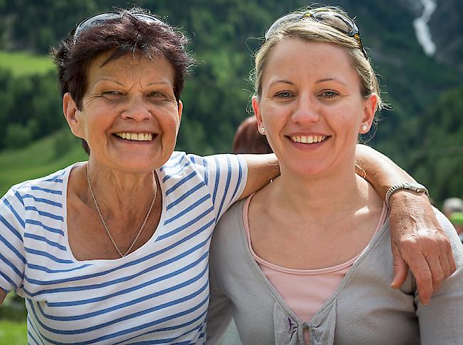 Margrit (63) aus Bitsch und Anja Seiler (38) aus Dübendorf.