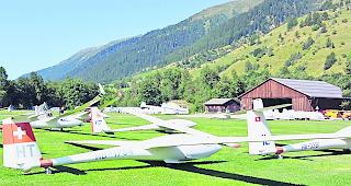 Der ehemalige Milit&auml;rflugplatz M&uuml;nster-Geschinen wird als ziviler Segelflugplatz genutzt.