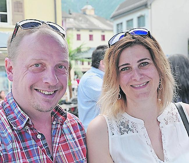 Bernhard Bovet (44) und Manuela Zenklusen (42) aus Gamsen.
