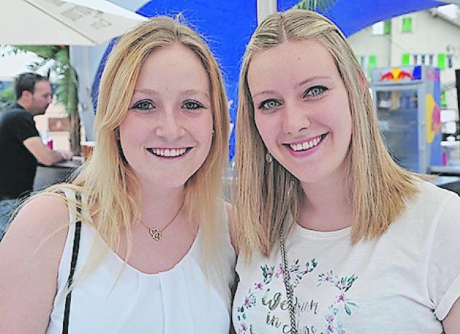Vanessa Schmid (21) und Janine Salzmann (22) beide aus Naters.