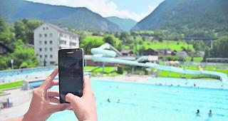 In den Oberwalliser Schwimmb&auml;dern ist &laquo;heimliches Filmen&raquo; nicht gel&auml;ufig.