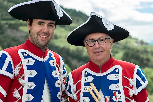 Martin Wyden (28) und Thomas Burgener (52), beide aus Visp.