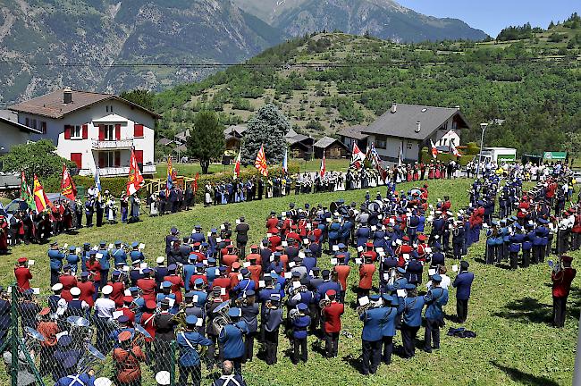 Impression des Musikfests 2017 in Unterbäch.