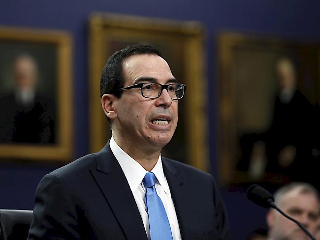 US-Finanzminister Steven Mnuchin wird am WEF dabei sein. (Archivbild)