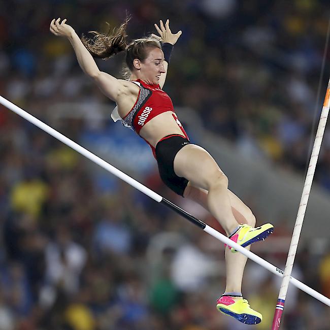 Die Stabhochspringerin Nicole Büchler kommt in dieser Saison noch nicht richtig in Schwung