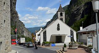 Malerisch: Der Grenzort Gondo/Zwischbergen.