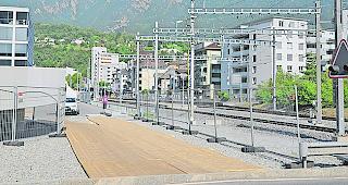 Die Passage wird nach dem Jodlerfest r&uuml;ckgebaut.