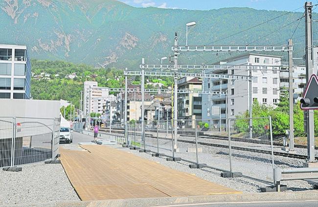 Die Passage wird nach dem Jodlerfest rückgebaut.