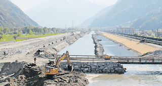 Happig. Die Kosten der 3. Rhonekorrektion steigen auf 3,4 Milliarden Franken.
