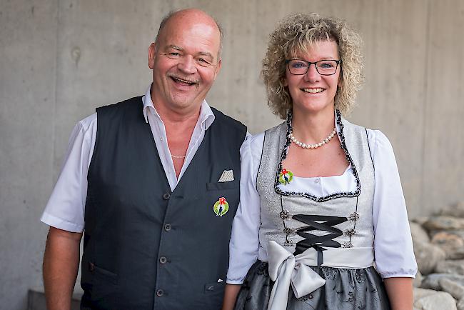 Tony Perler (60) und Natalie Zimmermann (51), beide aus Naters.