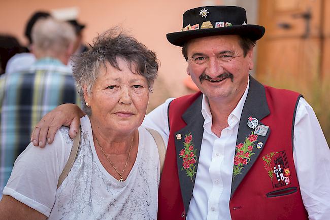 Hermine Loretan (73) aus Leukerbad und Erich Zenhäusern (58) aus Raron.