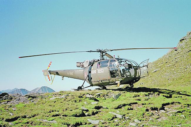 Die Helis der Grenzwacht sorgen für Gesprächsstoff.